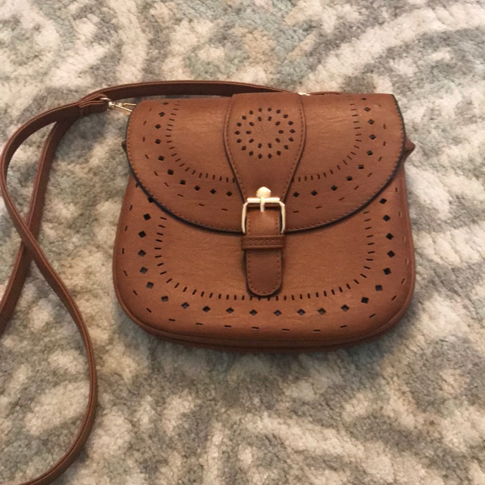 Light Brown Crossbody Bag